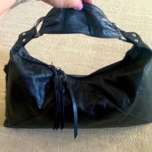 HOBO Black with wide Shoulder strap